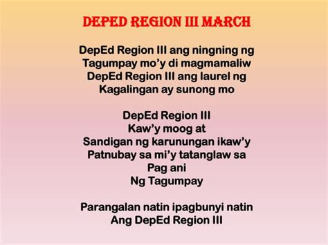 region 3 lyrics